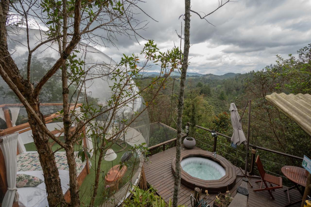 Hotel Bubblesky Glamping 40 Min From Medellin Retiro Exterior foto